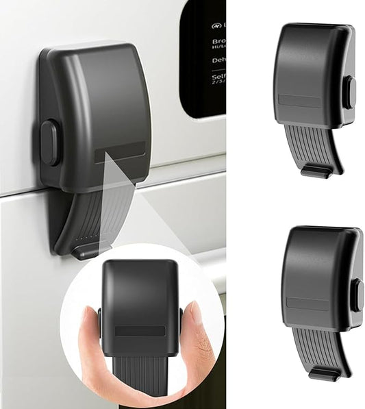 2 PCS Oven Lock Child Safety, Air Fryers Oven Front Door Lock Child Safety for Toddlers, Easy to Install Oven Safety Locks & Dishwasher Door Lock for Baby Safety