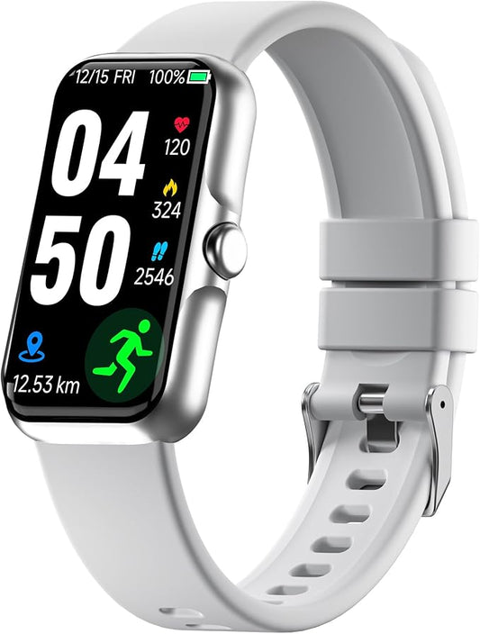 Fitness Tracker with 24/7 Continuous Heart Rate, Blood Oxygen Monitor, Smart Watch with Sleep Monitor, IP68 Waterproof Activity Tracker Step Counter for Women Men