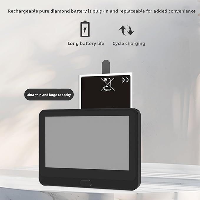 Zopsc Peephole Camera 1080P, Digital Door Viewer with 4.3in Color Screen, PIR Human Detection, High Definition Recording, Voice Changing, for Home Security Monitoring