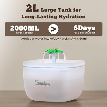 Automatic Cat Feeder and Water Dispenser FW1, 3L Cat Food Dispenser with Locking Lid, Two-in-One Set Timed Dog Feeder for Cats and Puppies, Pet Feeder with Portion Control, 4 Daily Meals