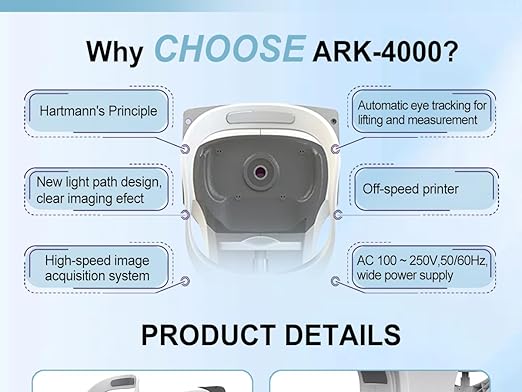 Autorefractor Refractometer Auto Refractor Optometry Ophthalmic Instrument ARK-4000 Autorefractor Keratometer CE Certification