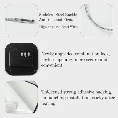 Refrigerator Lock Fridge Locks for Kids Keyless Child Safety Cabinet Locks for Cabinets Closets Drawers Window Electrical Appliances