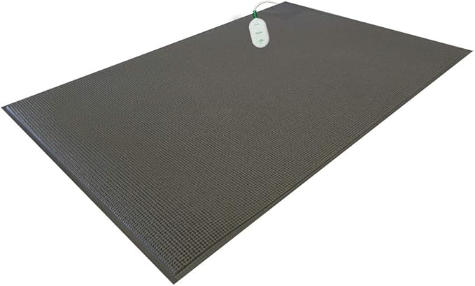 Smart Caregiver Add-on/Replacement Wireless Floor Sensor Mat - 24in x 48in - Floor Mat Works with Caregiver Paging Systems and Central Monitoring Unit (433-EC, TL-2020P, and 433-CMU)