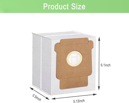 12 Pack Q0520 Vacuum Bags for iRobot Roomba Vacuum 2 Q0520 Essential Robot Vacuum Cleaner,Roomba 105 Combo/Vac,Plus 405 404 505 Combo Max 705 Vac,Max 705 Combo Robot,Disposable Auto-Empty Dust Bin Bag