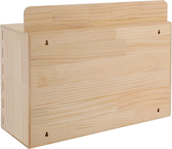 Cell Phone Locker Box 30 Slots Cell Phone Organizer Cabinet with Combination Locks Wall-Mounted Locking Cell Phone Storage Box for Classroom Office,Shool,Office (30 Slots, Wood+Acrylic)