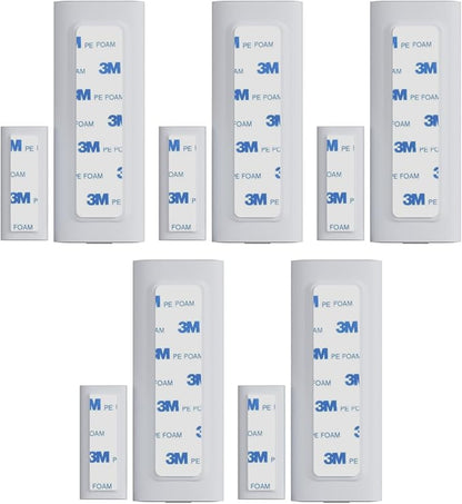 Contact Sensor Adhesive - Compatible with EUFY Sensor | Mounting Tape Replacement Pads | Works with Door, Window, Wall Alarm Sensors | Easy Mount, No Cutting, Peel and Stick (10 Pack Magnet Side)