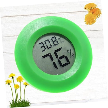 Garneck Digital Thermometer Hygrometer Reptile Enclosure Humidity Sensor Wall Mount Indoor Temperature for Home Office
