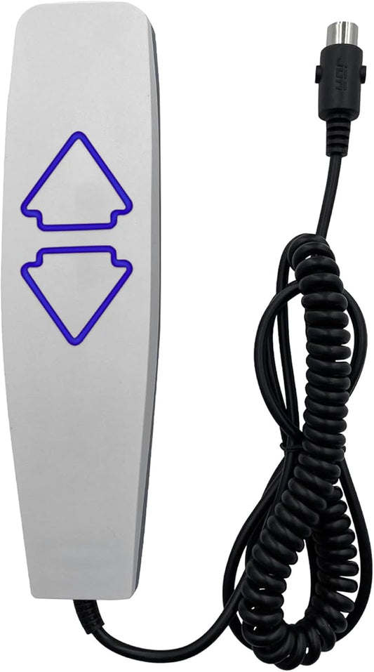 2 Button 5 Pin Remote Hand Control with USB A C Ports and Backlight for Lift Chair Electric Sofa Power Recliner Parts Replacement Controller Handset