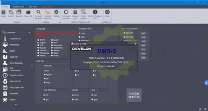 for DOOSAN uVIM Excavator Forklift Engine Diagnostic Tool Fault Detection OBD Interface DDT SCR DPF DCU ECU Scanner 2016 2023 Software (Adapter with 2023 Software)