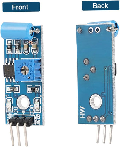 TEHAUX 10pcs Normally Closed Type Sensor Module for Alarm Systems Detection Compatible Microcontrollers for Theft Alarms Earthquake Alerts and Vehicles