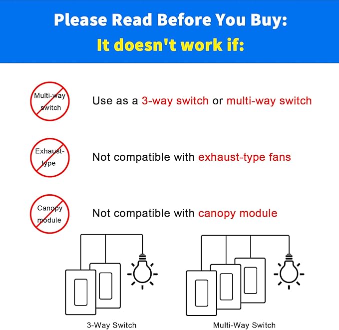 Ceiling Fan Remote Control Kit, Universal Ceiling Fan Remote Control Kit and Dimmer Light Switch Combo, Ceiling Fan Wall Switch UC9050T, Compatible with Hunter Hampton Bay