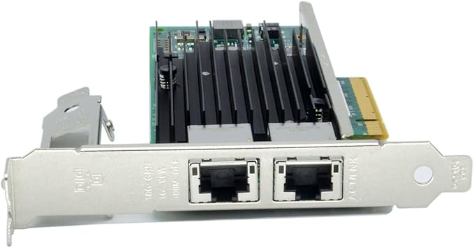10Gb PCI-E x8 with Intel Chipset X540-T2 Ethernet Network Card Dual RJ45 Port Server LAN Controller Adapter NIC