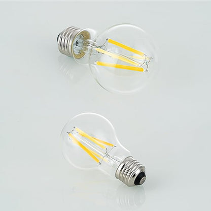 3 Color Temperature LED Bulb E26 Medium Base 60W Equivalent, 2700K Warm White and Purple Color Changing Light Bulb 3CCT A19 LED 6W Clear Glass, Not Dimmable, 2 Pack