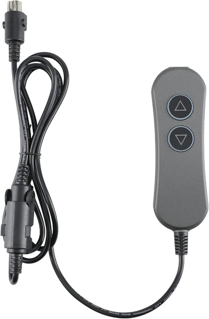 2 Button 5 Pin Prong Hand Control Handset Remote with USB and Backlight for Lift Chairs Power Recliners
