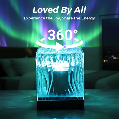 Northern Lights Projector with Remote, 18-Color Aurora Night Light for Bedroom, Galaxy Projector for Teens, Christmas Gift for Boys & Girls (with Bluetooth Speaker)
