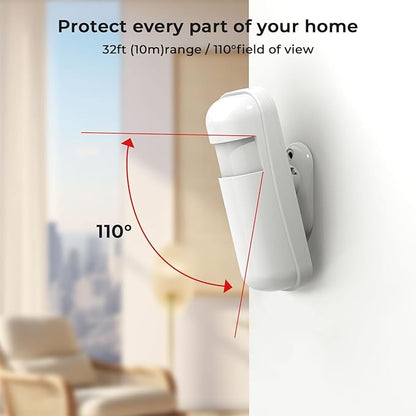 PGST Alarm Security System, Alarm System for Home Security, 13-Piece Kit,WiFi Phone Alert, Alarm Siren, Door/Window Sensors, Remotes, Compatible with Alexa, No Monthly Fee