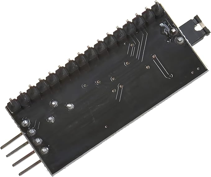 5Pcs PCF8574T I2C IIC Expansion Board Converter Module, Support LCD1602 LCD2004 Blue Backlight LCD Display Adapter Plate, with Integrated Circuits, for Arduino Robot UNO R3 MEGA DIY