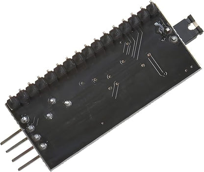 5Pcs PCF8574T I2C IIC Expansion Board Converter Module, Support LCD1602 LCD2004 Blue Backlight LCD Display Adapter Plate, with Integrated Circuits, for Arduino Robot UNO R3 MEGA DIY