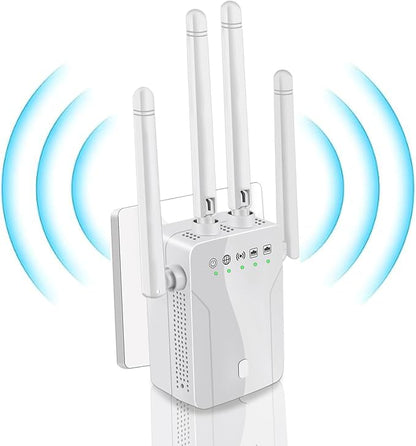WiFi Extender Signal Booster for Home: Internet Repeater Long Range Covers Up to 45+ Devices and 8470 Sq.ft for Apartment Basement Office House