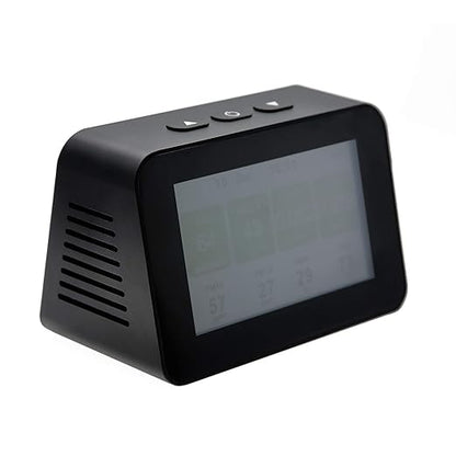 9 in 1 Air Quality Detector Smart Air Quality Monitor AQI, PM2.5, PM1.0, PM10, Formaldehyde (HCHO), TVOC, Temperature, Humidity, Time/Date/Alarm Multifunction