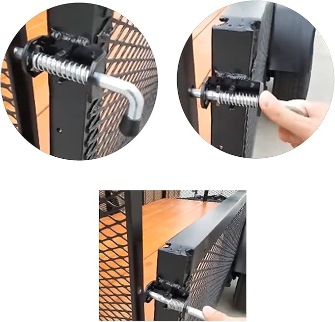 Heavy Duty 304 Stainless Steel Spring Pin Latch Lock Assembly for Doors Cabinets and Utility Trailer Gate -136mm/155mm/165mm (1 pcs) (12X165)