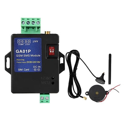 1-Channel GSM SMS Alarm, Power Failure Alert, Customizable Alarm Message, Smart & Slim Design, Wide Sensor Compatibility with Door Magnetic Switch, Gas Detector, Water Level Sensor