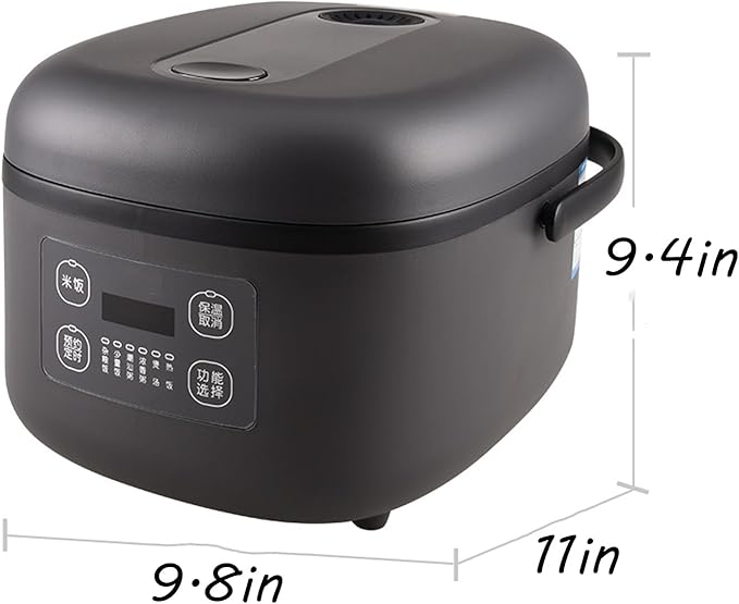 Mini Rice Cooker, Non-Stick Inner Pot/5L Large Capacity, Various Cooking Functions, Multi-Function SILS, Smart Touch, Household Portable Electric Cooker