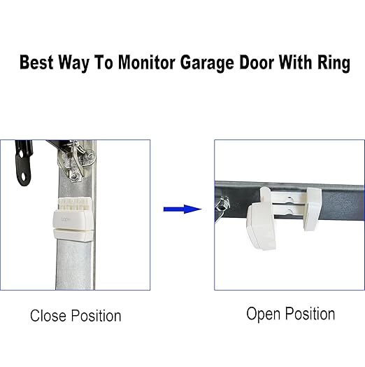 Garage Door Bracket/Mount Compatible with TAPO Alarm Entry Sensors - Quick Installation & More Protection for Your Garage Door (1 Pack)