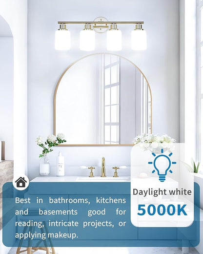 TJOY LED Light Bulbs, 100 Watt Equivalent A19, 5000K Daylight LED Bulbs, 15W Bright White Light Bulbs, Energy Saving Light Bulb with E26 Standard Base, 1500 Lumens Non Dimmable Lamp Bulb, 3 Pack
