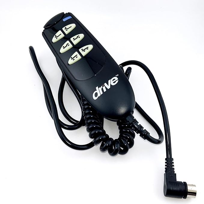 6 Button 7-Pin Hand Control Pendant for The Drive Medical Ultra Light Delta Bed (15033 & 15235) - Replacement Remote Compatible with Listed Model Hospital Beds Only, Drive PN 15033HC-G