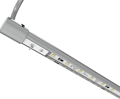 Cocoweb 21 Inch Tru-Slim Chrome Picture Light - LED, 2700K, Adjustable Arm, Plug-in, Toggle Switch, Sleek and Compact Design