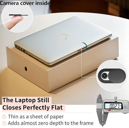 Easy On/Off Magnetic 360° Privacy Screen Filter Compatible with MacBook Pro 16 inch (2024, 2023, 2022, 2021, M4, M3, M2, M1, Pro, Max), Anti Glare Laptop Privacy Screen Shield with Camera Cover - UV block 90%-Model: A2485 A2780 2991 A3186 A3403