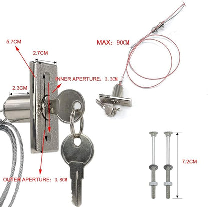 Universal Garage Door Opener Emergency Garage Door Disconnect Release Lock Kit