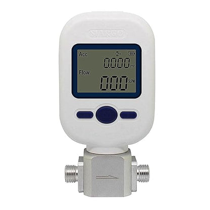 Digital Gas Flow Meter for Air, Portable Gas Mass Nitrogen Oxygen Flow Rate Meter, Compressed Air Digital Display Tester (MF5712 (0-250L/min))
