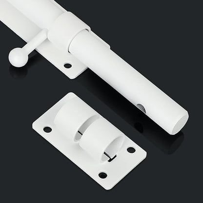 Alise 10 inch Barrel Bolt Latch,Slide Bolt Latch,Heavy Duty Solid SUS304 Stainless Steel Slide Lock for Wooden Fence,Barn Door,Interior or Outdoor Door White MS9200-W