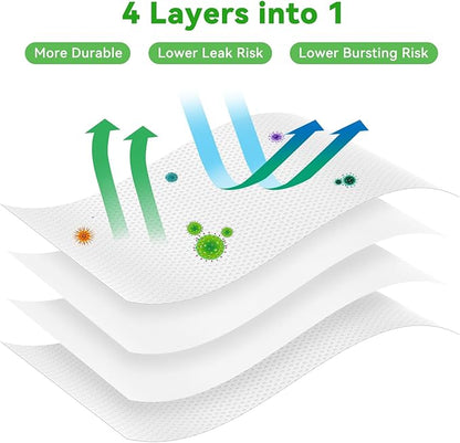 12 Pack Dirt Disposal Bags Compatible with Robotic Vacuum Cleaner i3, i3+, i7, i7+, i8, i8+, i4, i4+, i1, i1+, i6, i6+, j7, j7+, s9, s9 Plus, i & s j Series Vacuum Bags Bin Bags Replacement Parts