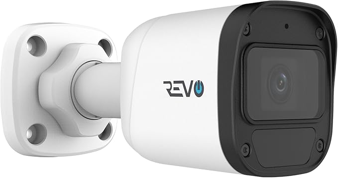 Revo Ultra Blue Series 8CH 4K POE H.265 NVR, 2TB & 6X 5 Megapixel Indoor/Outdoor IR Cameras with Built-in Mic – Remote Access Via Pc, Mac & Phone (No Monthly Fee)