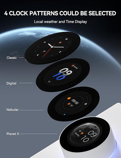 ELEGRP WiFi Smart Rotary Traic Dimmer with 1.8 inch TFT Display Screen, 3 Way, Needs Neutral Wire, 2.4GHz Wi-Fi, Compatible with Alexa and Google Home, No Hub Required, UL Listed, 2 Pack, White