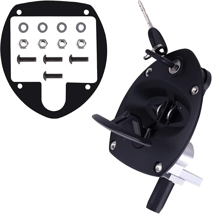 406-0972-01 A034B471 Door Latch T Handle with 2 Keys Fits for Cum-mins and Ko-hler Generators(Applications:Generator enclosures;Control Panels;Access Doors for Maintenance)