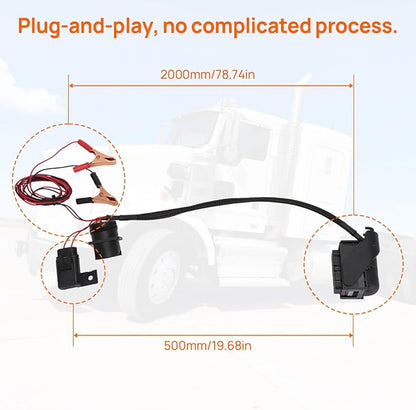 for Paccar MX13 EPA21 ECM Diagnostic Cable, Professional Heavy Duty Truck Engine Diagnostic Tool, Plug & Play Fault Testing Cable for Paccar MX13 Engines