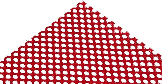 Mytee Products (4 Pack) 18"x18" Red Safety Flags for Truck Loads w/Dowel - DOT Compliant Jersey Mesh Warning Flags on Stick for Oversize Wide Load, Construction, Road Traffic, Pedestrian Signs