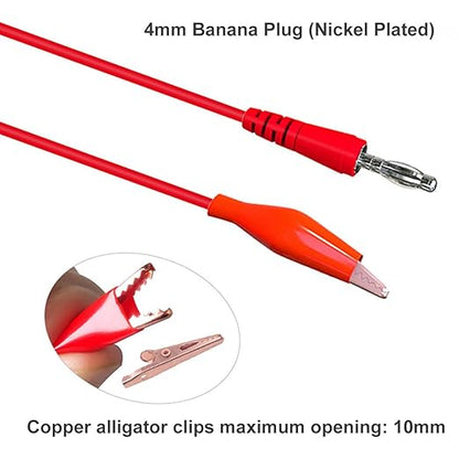 Automotive Test Lead Set, Back Probe Kit 30pcs, Copper Alligator Clips to Banana Plug Test Lead, Multimeter Test Lead Set for Automotive Repair and Diagnostic Circuit Testing