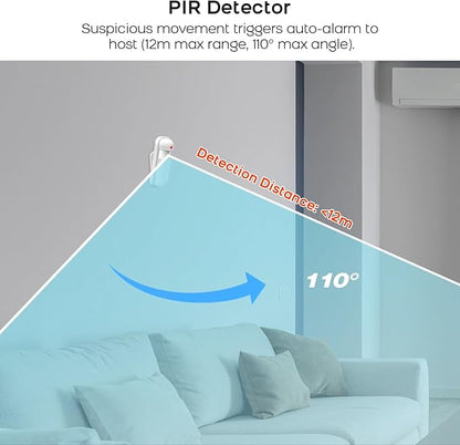 Alarm System for Home Security,Wireless Security System with WiFi+GSM/4G Phone App Control,Door/Window Sensors Instant Alerts&Auto Alarm Dial,Compatible with Alexa NO Monthly Fees