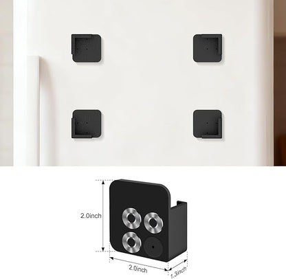 KPCB Tech 4 PCS Magnetic Corners for Most Digital Picture Frames, Electronic Photo Frame Accessories with Strong Magnets, Easy Mounting on Refrigerator & Any Magnetic Surfaces