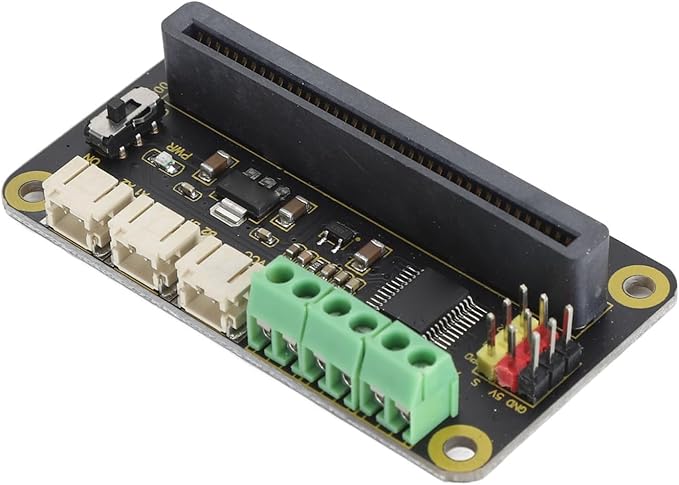 Pilipane Servo Drive Expansion Board Professional Powerful Motor Driver Board for Microbit Plug in Interface DC Motor Driver Board for Robotics and DIY Projects