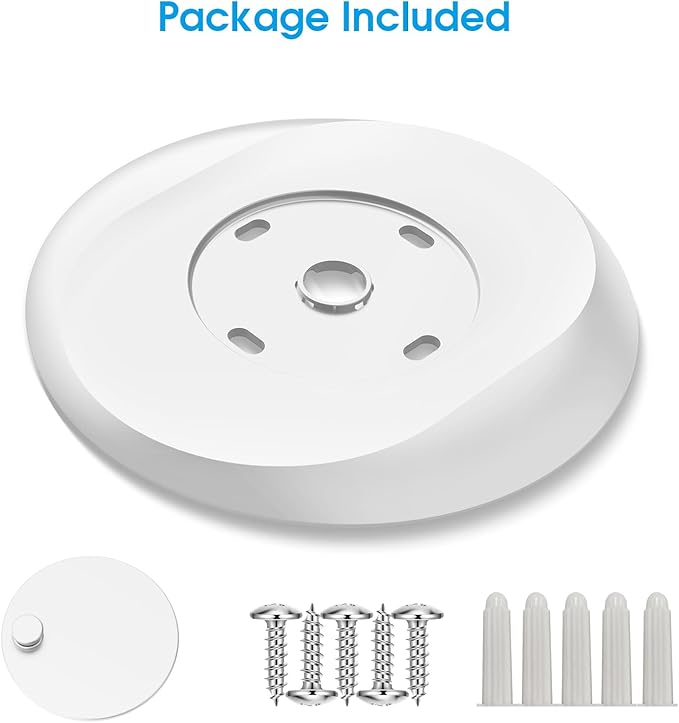 CaseBot Wall Plate Cover Compatible with Google Nest Learning Thermostat (4th Gen), Practical Nest Thermostat Trim Kit, with Temperature Sensor Holder, Easy Installation (White)