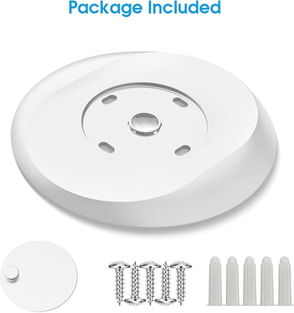 CaseBot Wall Plate Cover Compatible with Google Nest Learning Thermostat (4th Gen), Practical Nest Thermostat Trim Kit, with Temperature Sensor Holder, Easy Installation (White)