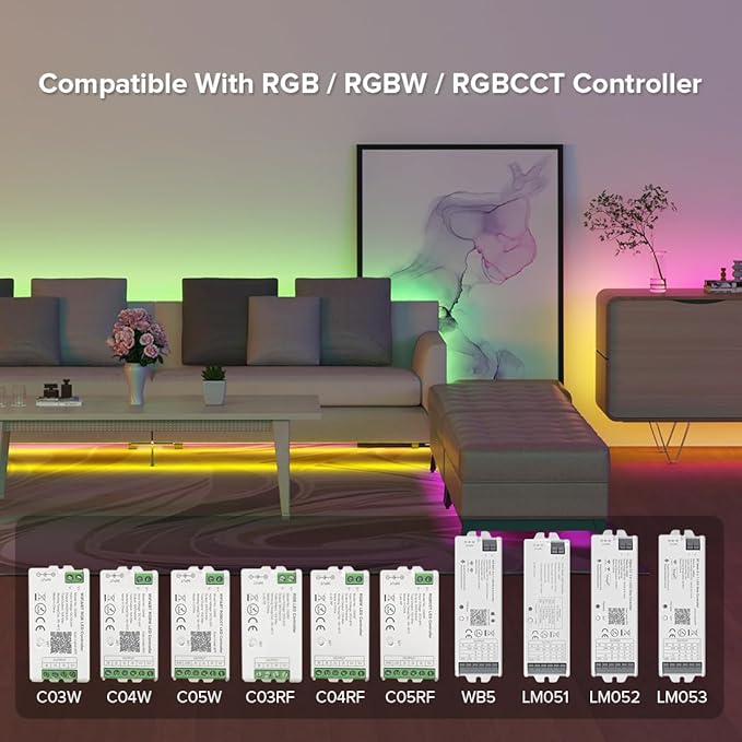 RGB RGBW RGBCCT RF Remote RC03RFB, 4 Zone Group Control for 5050SMD COB RGB RGBW RGBCCT DC5V DC12V DC24V LED Strip, Work with WB5 LM052 LM053 C03W C04W C05W C03RF C04RF C05RF etc