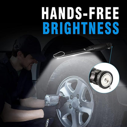 Dr. Prepare LED Work Light, 700 Lumens Rechargeable Work Lights, Cordless Portable Magnetic COB LED Work Light, Inspection Light for Car Repair, Home, Garage, Emergency