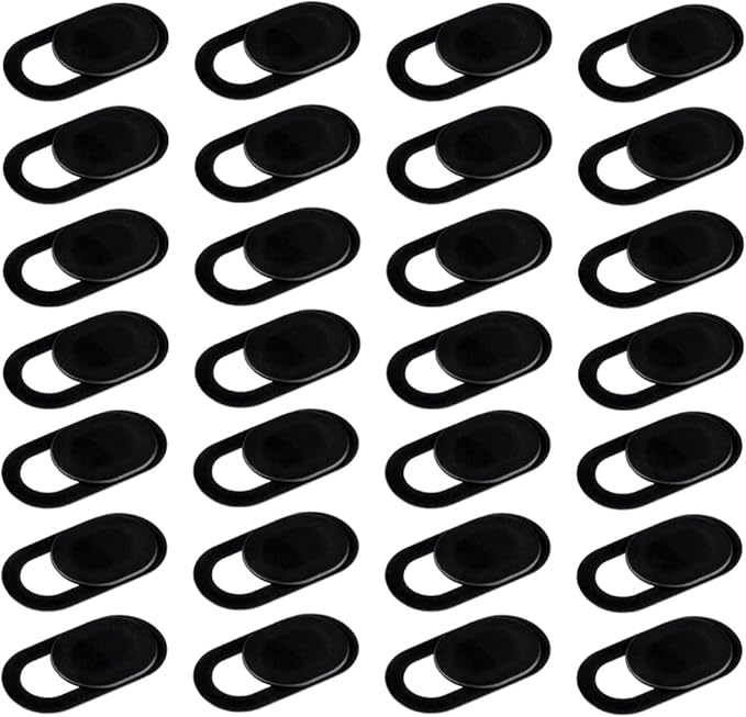 Mesee 50 Pieces Webcam Cover Slider, 0.027-Inch Ultra Thin Web Camera Protective Privacy Covering Slide Stickers for Computer, Laptop, MacBook Pro/Air, iPhone, Tablet, PC, iPad, iMac